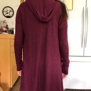 Maroon Cardigan